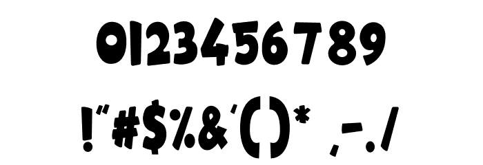 Ghost Pumpkin Font OTHER CHARS