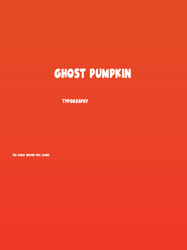 Ghost Pumpkin Poster