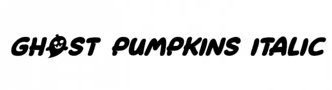 Ghost Pumpkins Italic  नि: शुल्क फ़ॉन्ट्स डाउनलोड