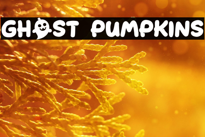 Ghost Pumpkins Example 1
