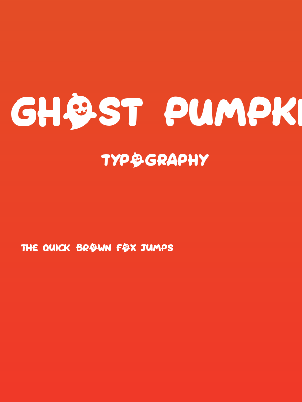 Ghost Pumpkins Poster