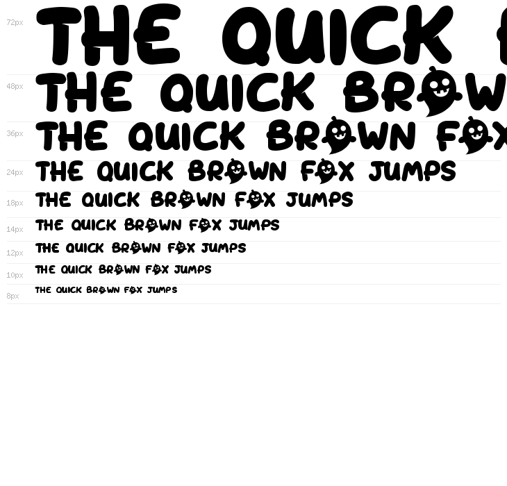 Ghost Pumpkins Waterfall