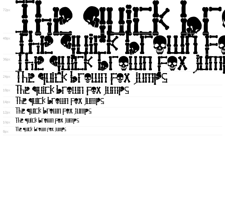 Ghost Skeleton Waterfall