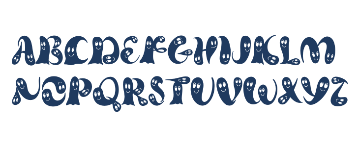 Ghost Smile Uppercase