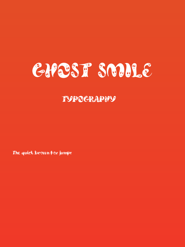 Ghost Smile Poster