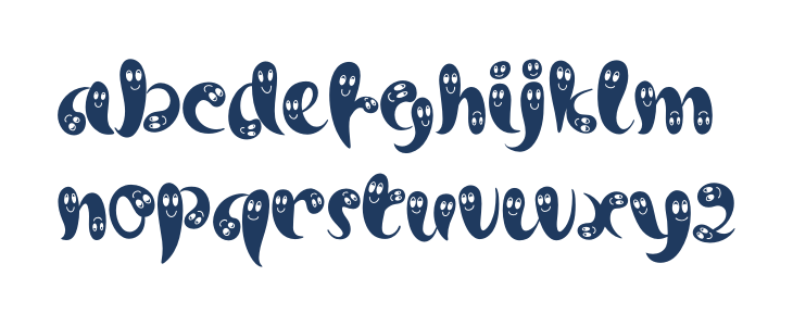 Ghost Smile Lowercase