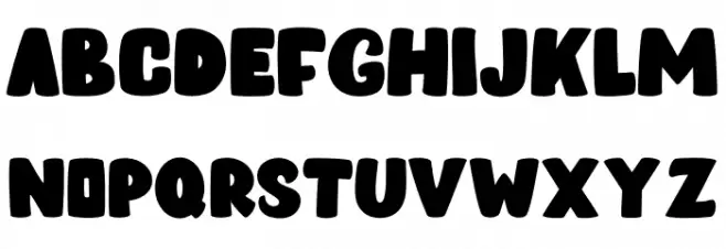 Ghost Stone Schriftart Groß