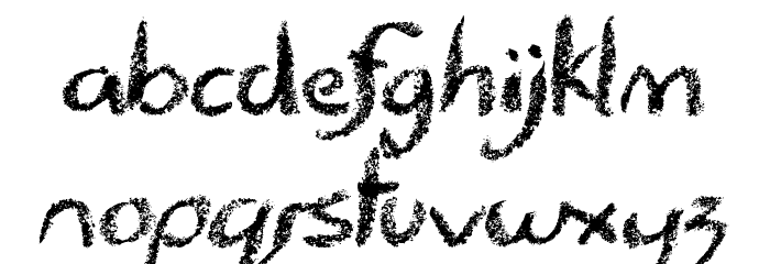 Ghost Story Font LOWERCASE