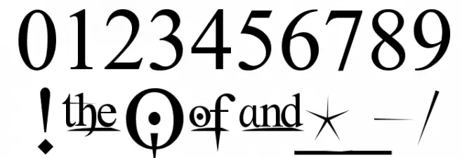 Ghost Theory 2 Font OTHER CHARS