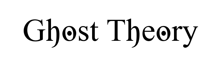 Ghost Theory Font