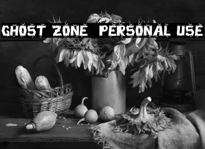 Ghost Zone - Personal Use Font examples