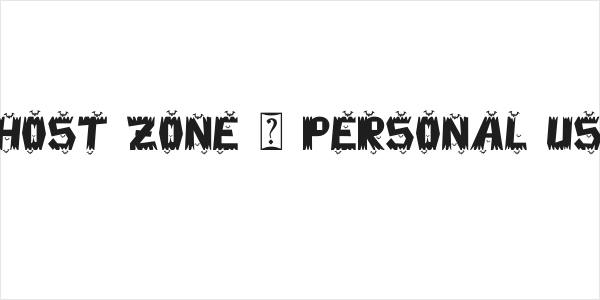 Ghost Zone - Personal Use Logo