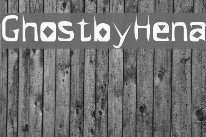 Ghost by Hena Font examples