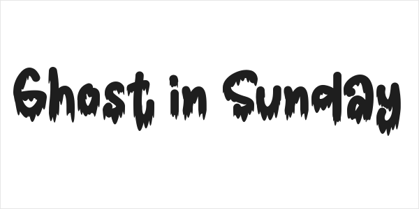 Ghost in Sunday Logo