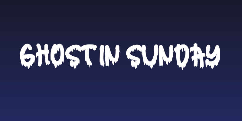 Ghost in Sunday Social Header