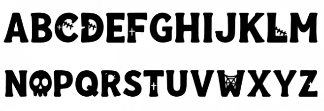 Ghost of Doom PERSONAL USE ONLY 字体 大写