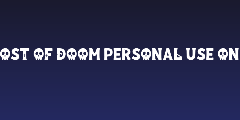Ghost of Doom PERSONAL USE ONLY Social Header