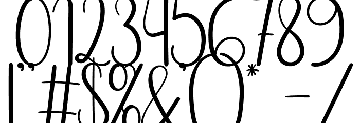 Ghost Font OTHER CHARS