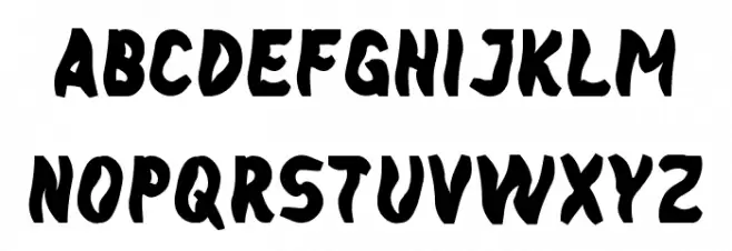 GhostFriendDemo Font UPPERCASE