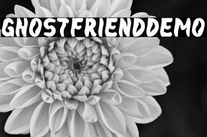 GhostFriendDemo फ़ॉन्ट examples