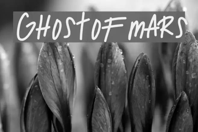 GhostOfMars Font examples