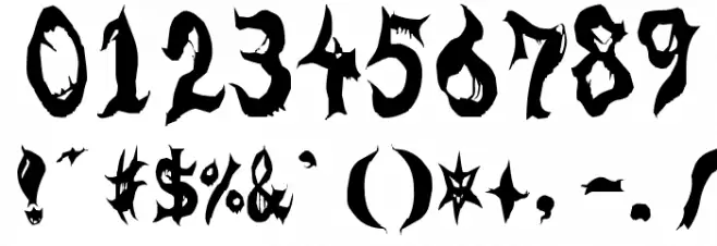 GhostParty Font OTHER CHARS