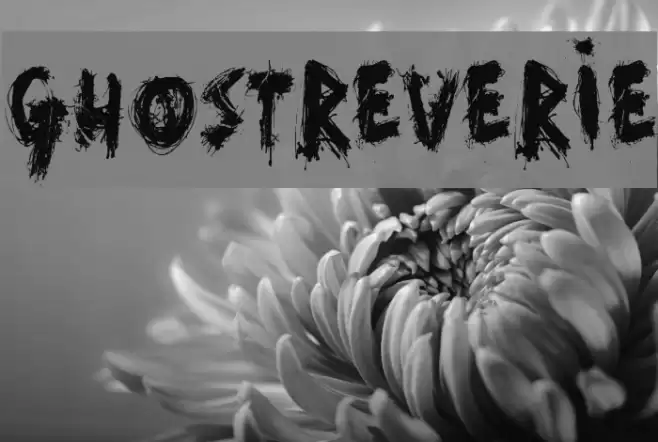 GhostReverie Font examples