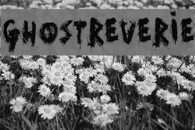 GhostReverie Font examples