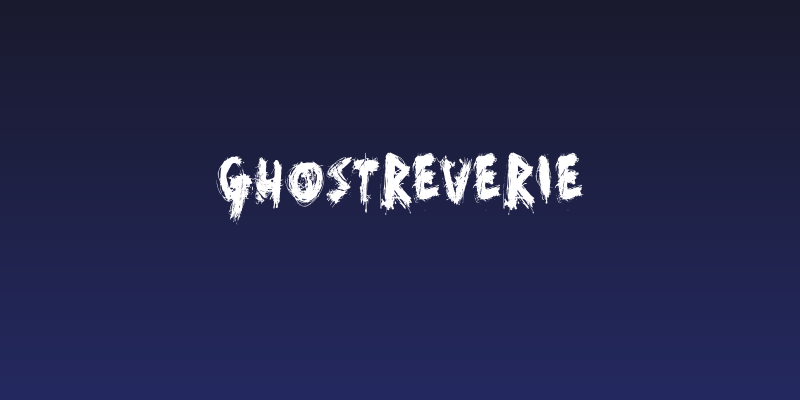 GhostReverie Social Header