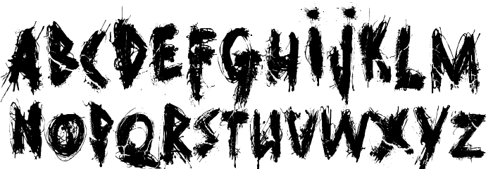 GhostReverie Font LOWERCASE