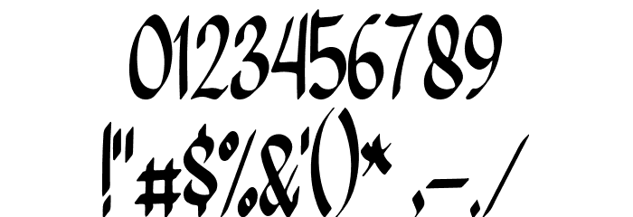GhostScepter-Regular Font OTHER CHARS
