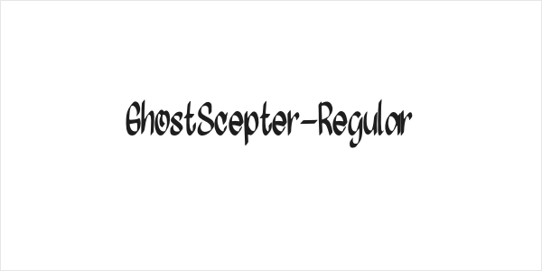 GhostScepter-Regular Logo