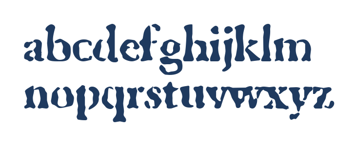 GhostTown Black Lowercase