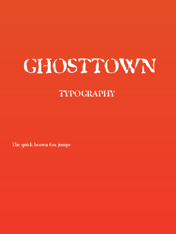 GhostTown Poster