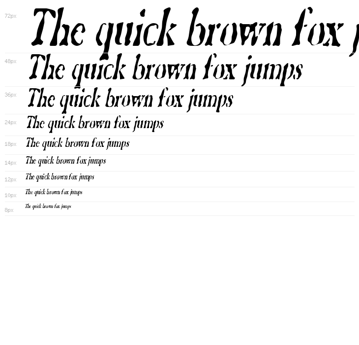 GhostTownCondensed Italic Waterfall
