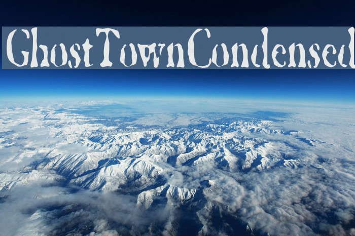 GhostTownCondensed Example 3
