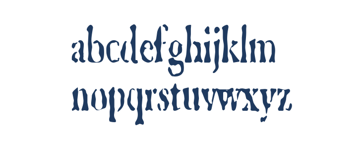 GhostTownCondensed Lowercase