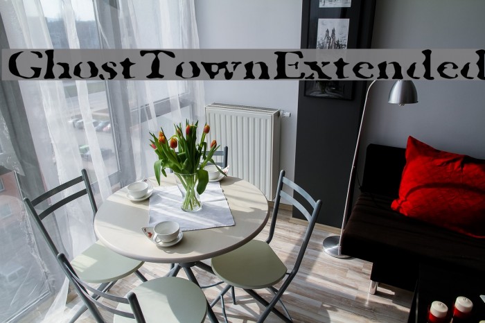 GhostTownExtended Font examples