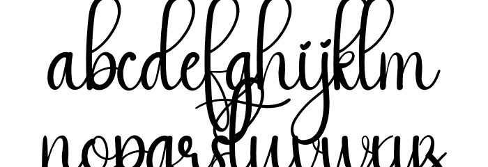 Ghost Font LOWERCASE