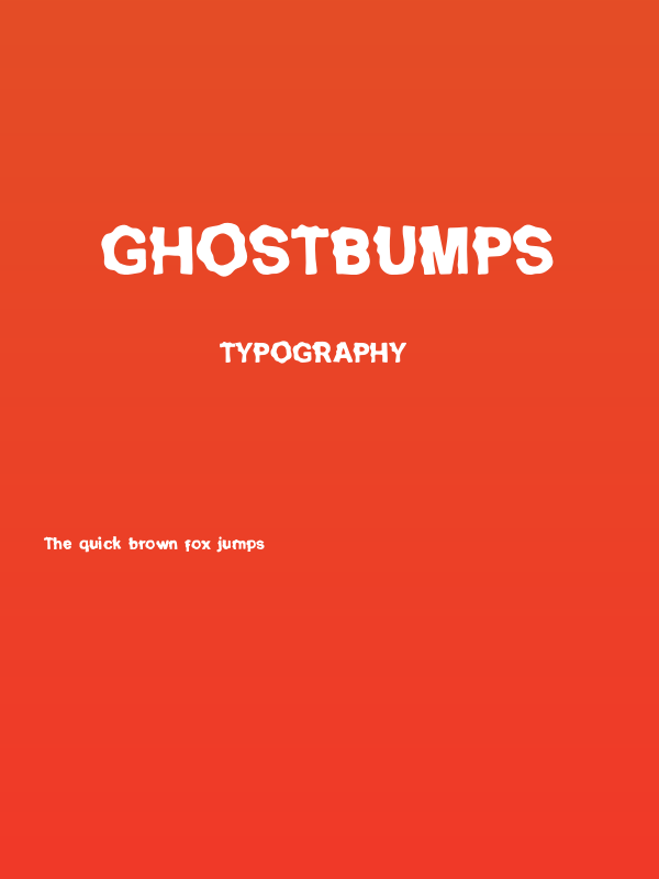 Ghostbumps Poster