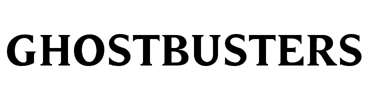Ghostbusters Font