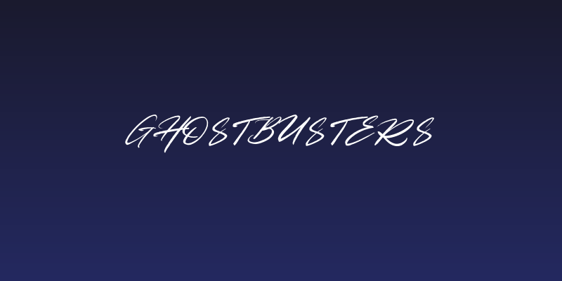 Ghostbusters Social Header