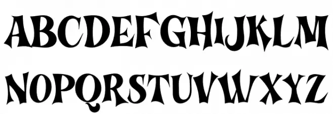 Ghosteen 字体 大写