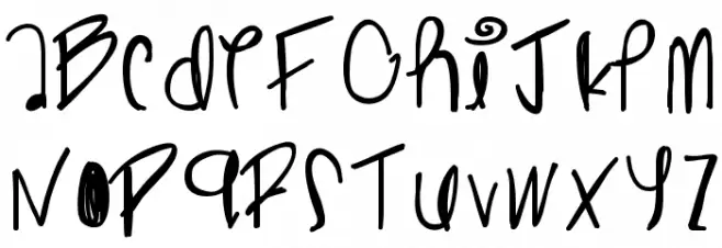Ghostginger Schriftart Groß