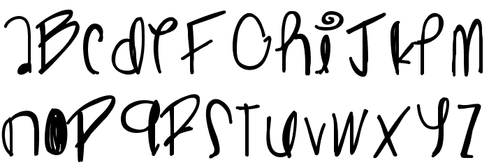 Ghostginger Font LOWERCASE