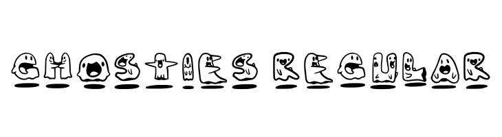 Ghosties Regular  Frei Schriftart Herunterladen