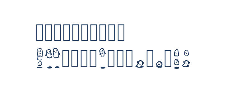 Ghosties Regular Other Characters