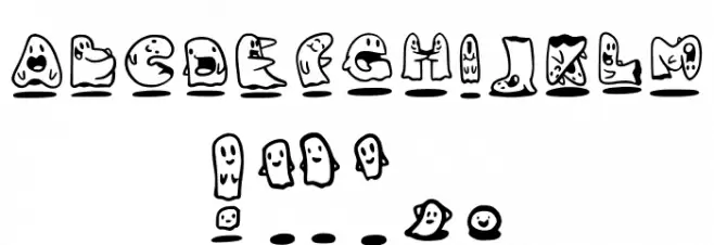 Ghosties Regular Font OTHER CHARS