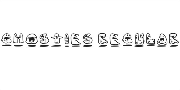 Ghosties Regular Logo