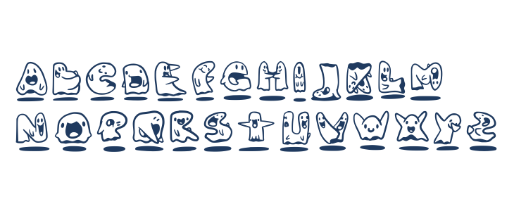 Ghosties Regular Lowercase